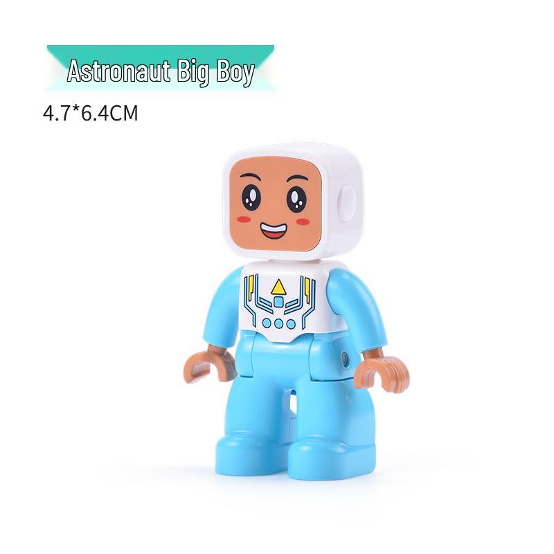 Совместимо с LEGO Duplo: Крупные блоки, Аксессуары, Фигурки, Минифигурки, Куклы, Персонажи и Профессиональные роли (например, Полиция)