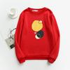 TWINFLAMES New Hoodie Women Oversized Wool Sweatshirt Casual Long Sleeve Top Printed O Collar Loose Casual Long Sleeve Jumper Top