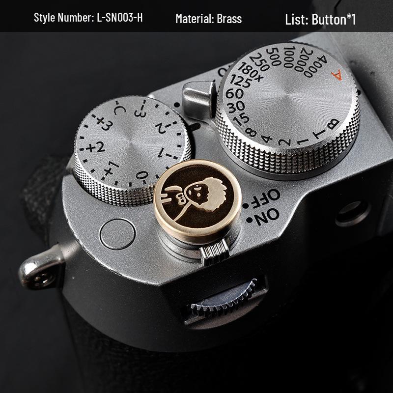 Hot Shoe Cover & Shutter Button Cap for Fujifilm XT50, X100VI, XT30 II, XM5, Nikon ZF Cameras