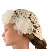 Elegant Crochet Hollow Flower Knitted Hat Hollow Out Knit Cap Casual Warm Beanies Hat  Outdoor