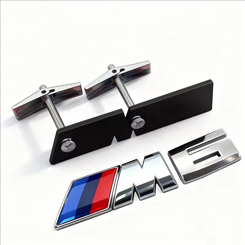 CTCE1 3D ABS/Metal Car Styling Front Grille Badge Emblem Accessory For BMW M E46 E90 E60 F30 F10 E39 E36 F20 G30 G20 E87 E92 E91 E30