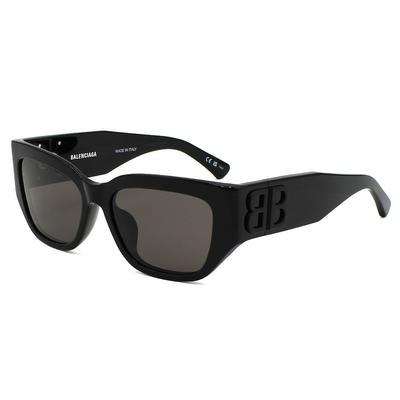 Солнцезащитные очки BALENCIAGA Asian BB0361SK-001, Посадка, Унисекс, Мужские, Женские