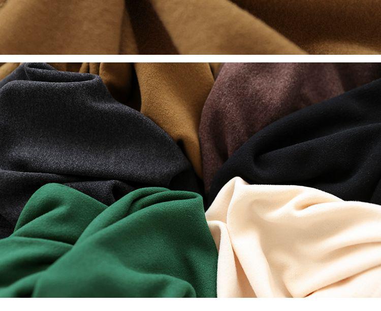 Женская универсальная вельветовая рубашка пэчворк с полувысоким воротником - Осень/Зима 2025