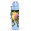 1PC Flamingo Suit Frog Cartoon 750ml Color Plastic Sports Water Bottle Leakproof Flip Straw Lid Suitable for Sports Office Home Use