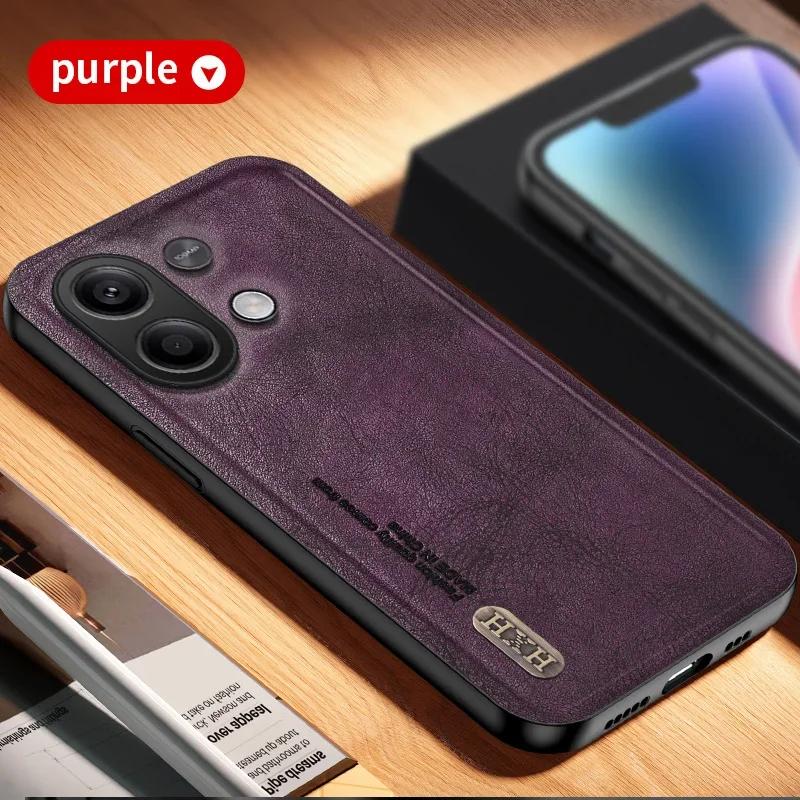 Magnetic for Xiaomi Redmi Note 14 13 4G 5G Pro Plus Global Version Case Leather Matte Soft Full Camera Protect Cover Shell Funda