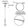 Высококачественный трос из нержавеющей стали, регулируемый с блокирующим страховочным шнуром для подвешивания
