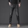 Winter Jeans Men's All-Match Men's Straight Loose Slim Stretch Autumn and Winter Casual Long Pants
