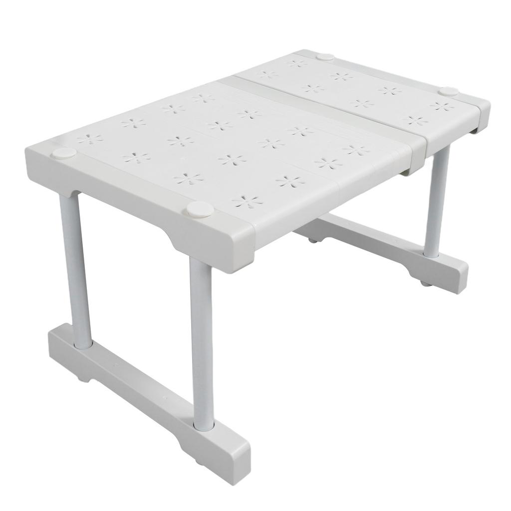 Расширяемый органайзер для полок шкафа, регулируемая экономящая место натяжная полка для гардероба или под раковину, ширина 24 см, высота 22 см