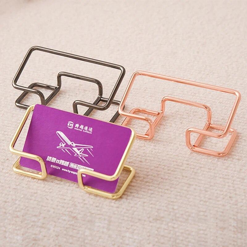 Держатель для визитных карточек, настольный кронштейн, органайзер для карт, офисные держатели для подарков