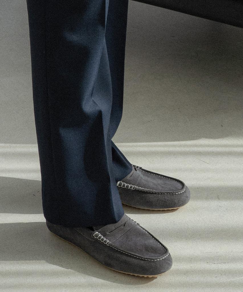 Allclassic Alc600 Penny Driving Shoes_Gray Suede
