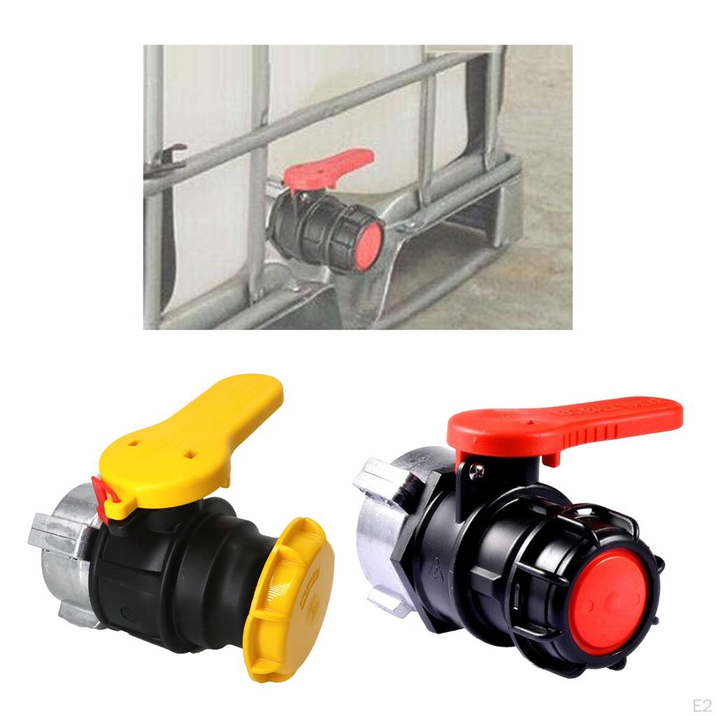 Durable Garden Water IBC Tank Container Adaptor Adapter Replace Barrel Valve Stop Valve, Install