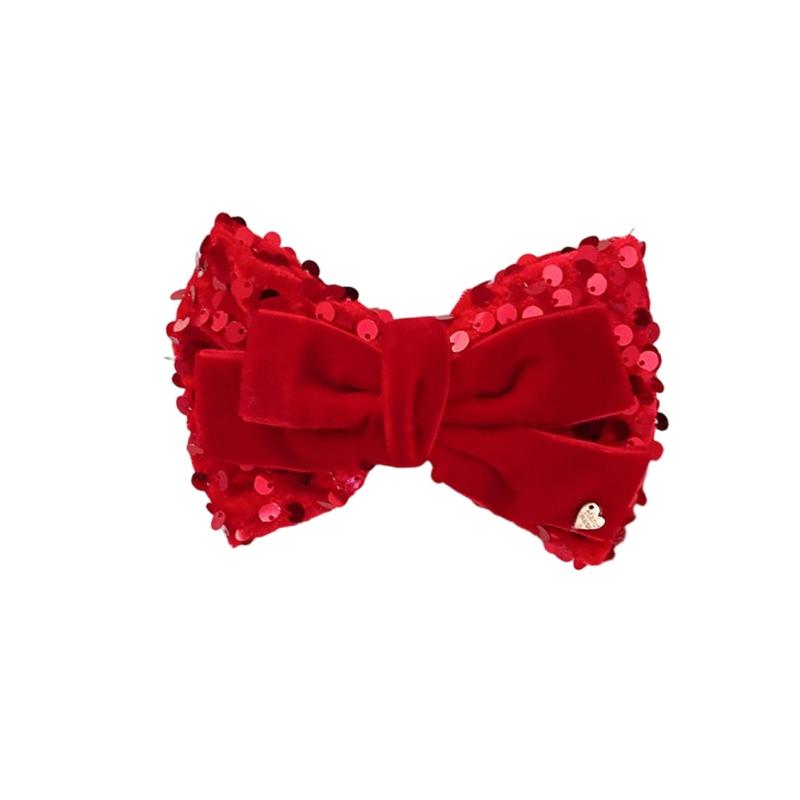 Аксессуары для волос Милый бант с блестками Универсальный год