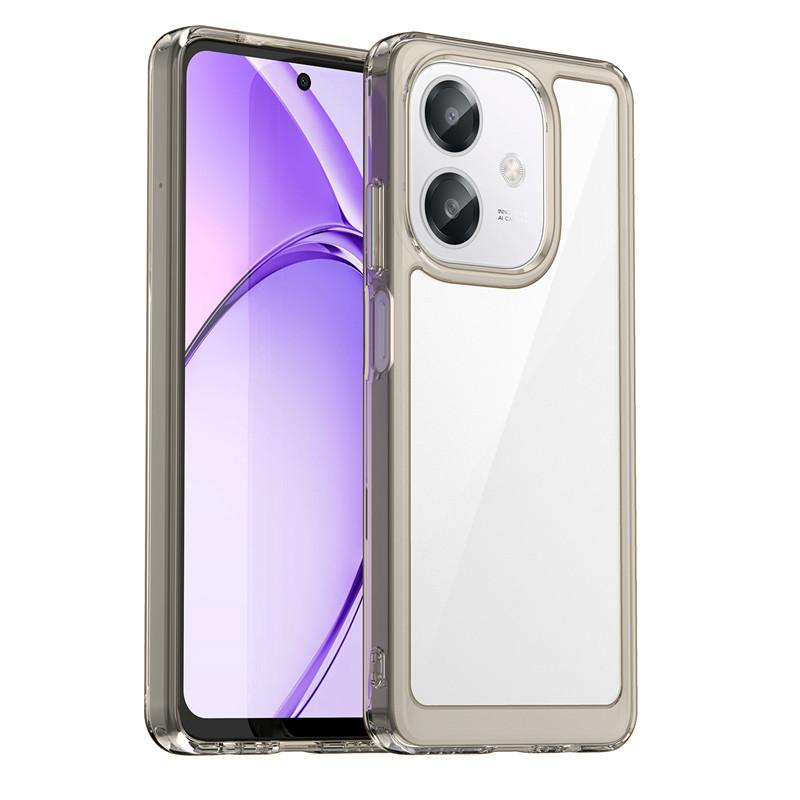 For OPPO A60 5G Case For OPPO A60 5G Cover Funda Clear PC + TPU Silicone Shockproof Protective Phone Back Cover For OPPO A60 5G