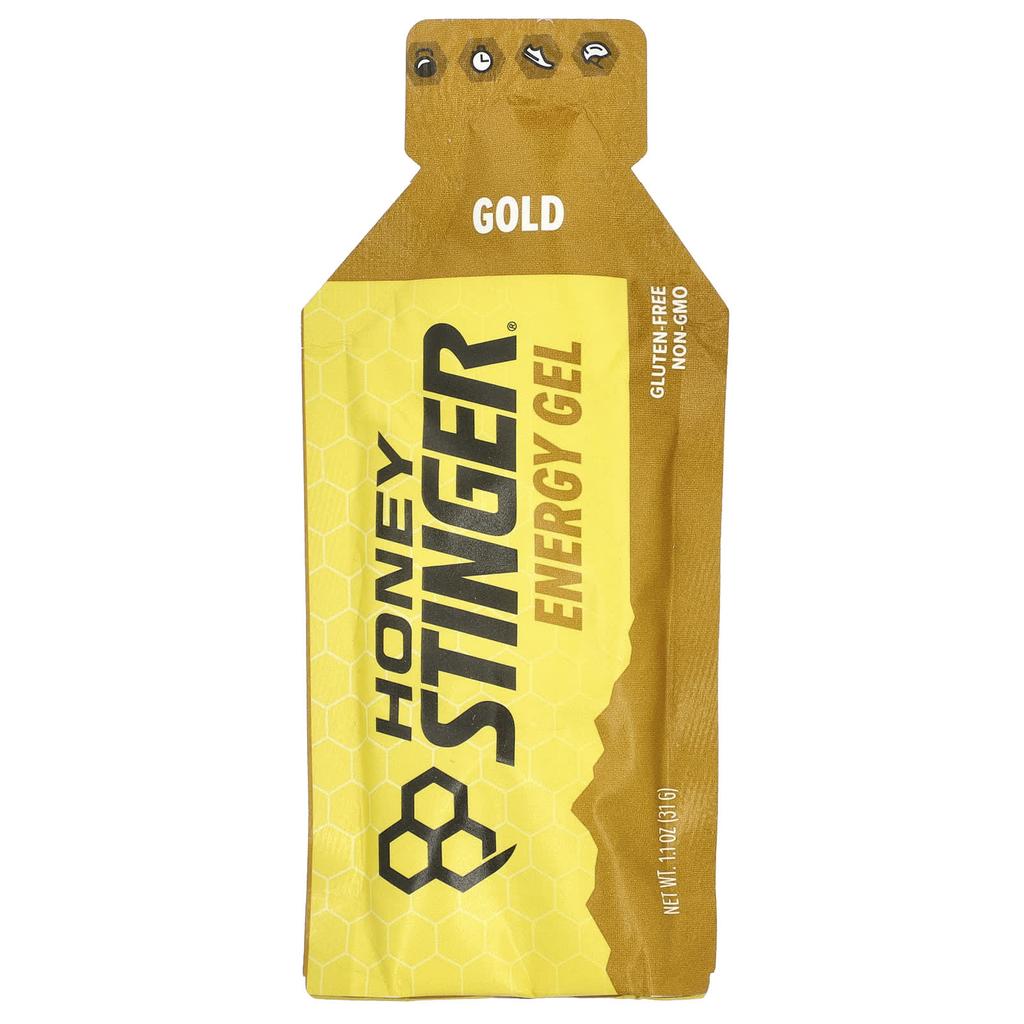 Honey Stinger, энергетический гель, золото, 24 упаковки, 31 г (1,1 унции) каждый