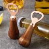 Портативная открывалка для бутылок бармена, прочная деревянная ручка, ручная, из нержавеющей стали, открывалки для бутылок вина, пива, содовой, стеклянных крышек, винтаж, ретро, для дома, кухни, бара