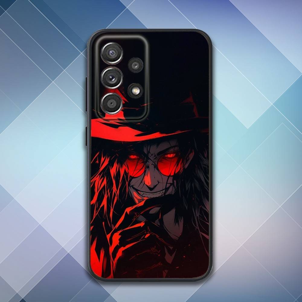 Чехол для телефона H-HELLSING Comics для Samsung S25, S24, S21, S22, S23, S30, Ultra, S20, Plus, Fe, Lite, Note, 10, 9, 5G Черный