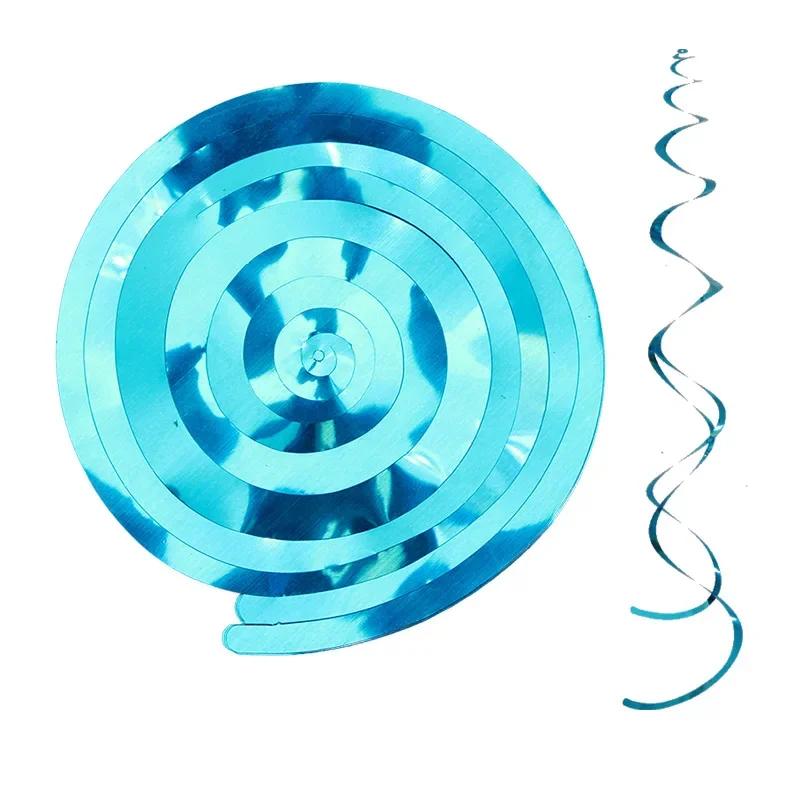 6pcs Party Spiral Decoration Birthday Party Wedding Decorative Ornaments Foil Swirls Banner Tassels Garland