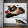 DIY Diamond Painting Kitten Cross Stitch Kit Mosaic Art Diamond Painting Full Circle/Square Diamond Home Decoration