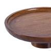 Wood Cake Stand Appetizers Fruit Plate Bamboo Serving Tray Cupcake for Pastries Celebration