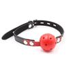 Black/Red Breathable Ball Gag