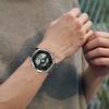 Casio Youth Series Round Dial Digital World Map Sports Quartz Movement Stainless Steel Strap Men watches Black AE-1100WD-1A