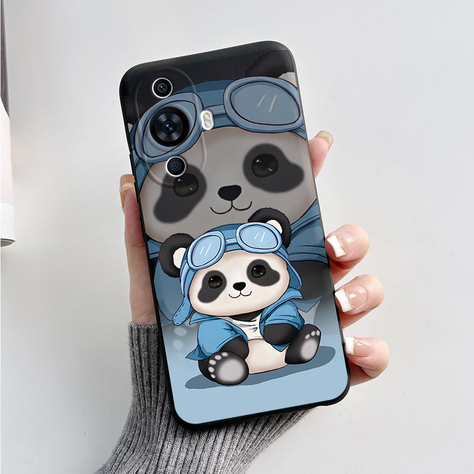 Чехол для Huawei Nova 11 Милый Кролик Панда Расписной Силиконовый Чехол для Телефона Cover Для Huawei Nova 11 Nova11 Pro 11pro Nova11pro Funda