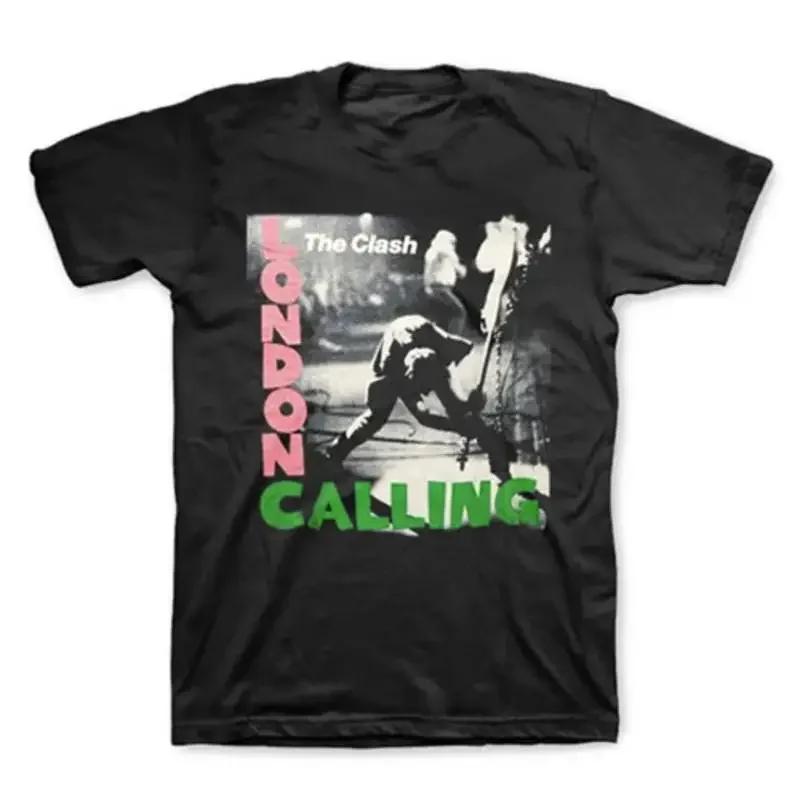 The Clash London Calling Rock Band Black T Shirt For Unisex And Unisex