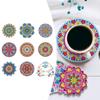 8 Pcs  Coasters Kit with Holder Diamond Art Paint DIY Adult Kids