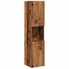 5 Piece Bathroom Furniture Set Reclaimed Wood Look Engineered Wood