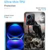 Чехол для телефона Ворон Темная Ворона Для Redmi Note 14 15 Pro 5G 13 12 Pro Plus 11 11T 11E 11S 10 Pro 10S 9 9S Чехол Cell Прозрачный ТПУ Capa C