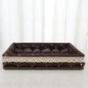 Hollow Out Tabletop Fruit Container Hand Woven Straw Storage Basket Bin  Home Decor