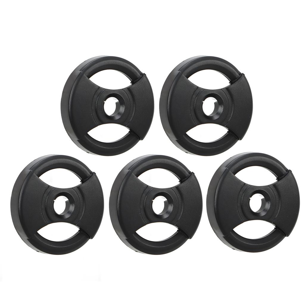 5PCS Plastic Record Adapters 45RPM Turntable Adapter Gramophone Accessories Black 1L50