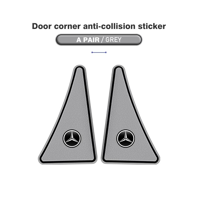 AAVM1 2pcs Car Door Sticker Body Paint Surface Guard Protection Sticker For Mercedes Benz W211 W124 W176 W177 C180 C200 C260 C300 GLC