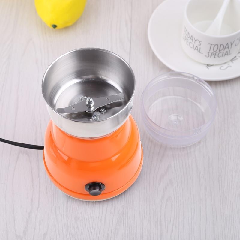 Электрическая кофемолка из нержавеющей стали для зерен, перца и соли, трав