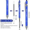 10 Pieces Ballpoint Pens Office pirational Quotes Snarky Screen Touch Stylus Pen Encouraging Scriptures, Black Ink Employee Appreciation Gifts Bulk