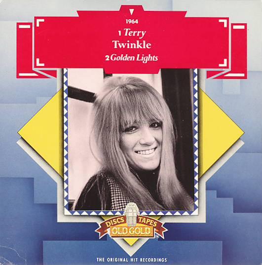 7-дюймовая пластинка TWINKLE Terry Golden Lights OG9027 Old Gold 1965 UK Поп Б/у