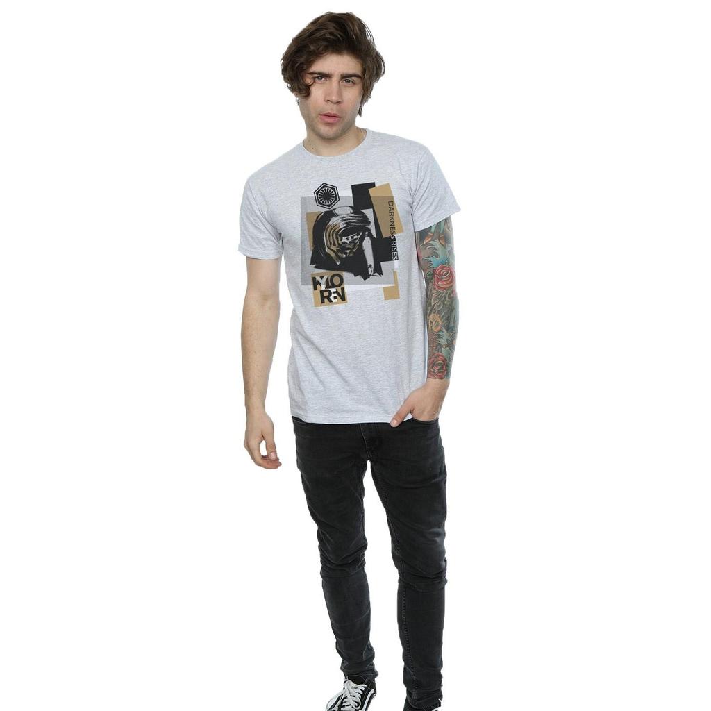 Star Wars Mens The Last Jedi Kylo Ren Patchwork T-Shirt