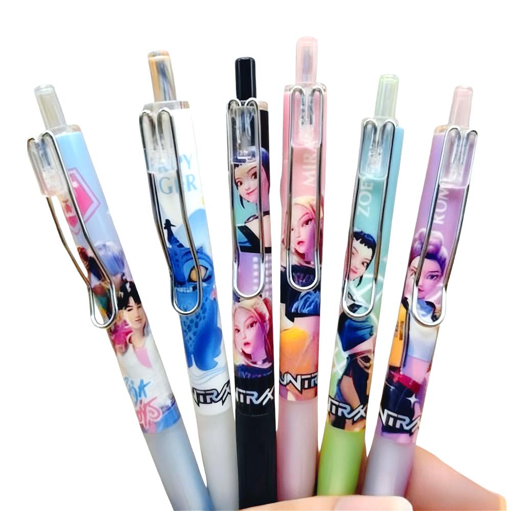 Аниме K-pop Охотник на демонов Милый Ветер Подарочный набор Периферийная ручка Студенческая вечеринка Подарок на день рождения/Лучший друг Поделиться Мягкая Милая Ручка