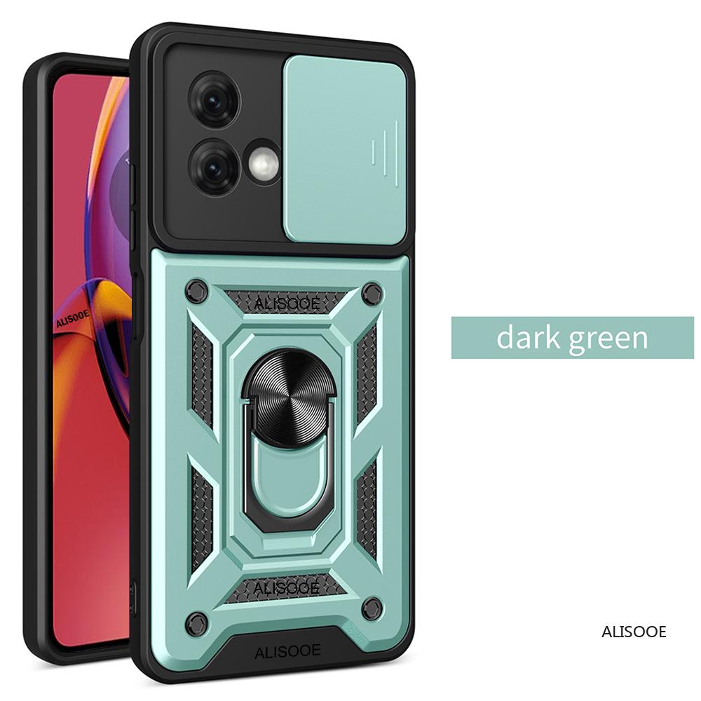 Funda For Motorola Edge 50 Pro G84 G54 G34 G24 G42 Case Slide Camera Stand Cover for Moto Edge 40 Neo 30 Ultra 20 Llite Case