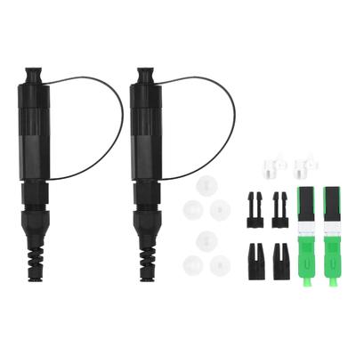 2 комплекта волоконно-оптических соединителей Портативный PEI Mini Fast SC оптоволоконный соединитель для центра обработки данных