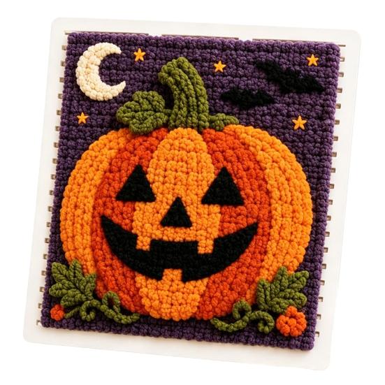 Набор для рукоделия Yarn Art Decor Projects DIY, ткачество, рисование, набор для вязания крючком на Хэллоуин и Рождество, набор для начинающих, праздничный