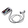 Neckband Clip Bluetooth Earphones IPX4 Sweatproof Clear Call Headset with Digital Display for Daily Commute