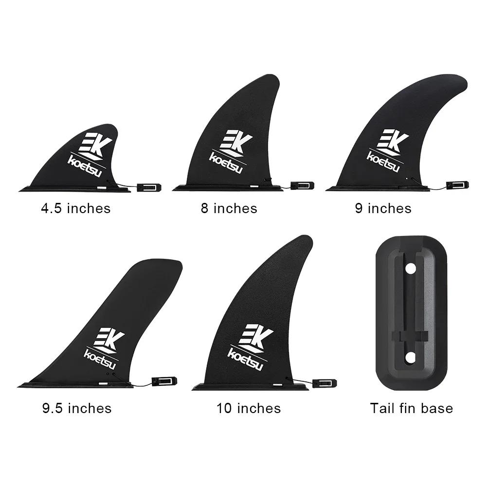 Surfboard Tail Fin Stand Up Board Quick Release Longboard Fin Detachable Paddle Board Fin for Surfboard Kayak Long Board