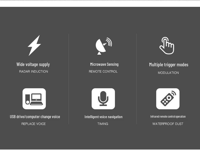 High Power Industrial Sound & Light Alarm with Wireless Remote Control for Forklift (220V/24V/12V/380V)