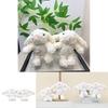 Adorable Plush Bunny Rabbit Keychain Soft Stuffed Animal Doll For Bags Keys