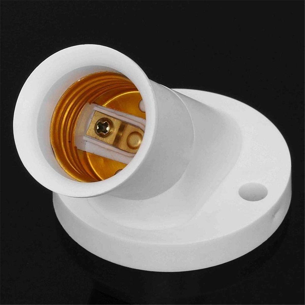 E27 250V 6A 45 Degree Angle Plastic Oblique Converter Lamp Bases Adapter Bulb Holders Light Base