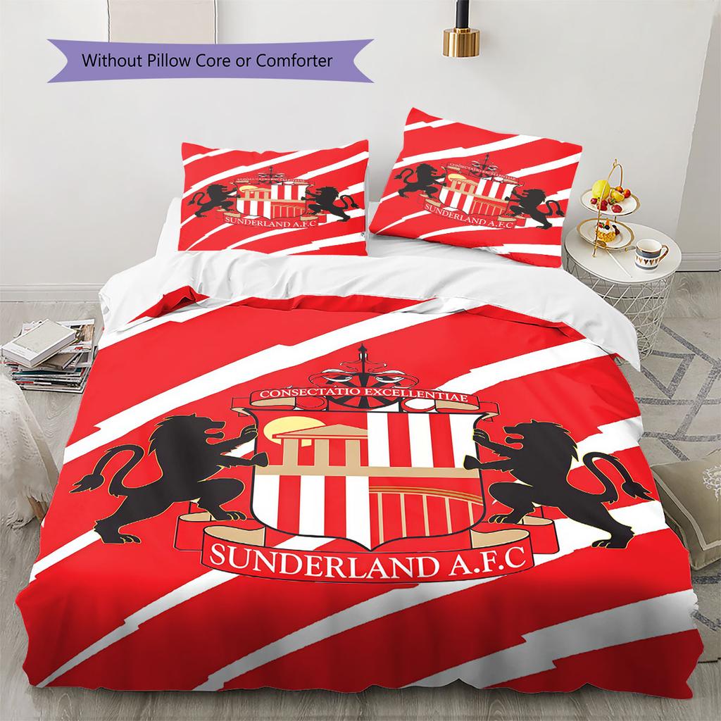 Sunderland Bedding Quilt Set Quilt Cover Pillowcase Home Decoration Birthday Gift (1 * duvet cover + 2 * pillowcase, without core)
