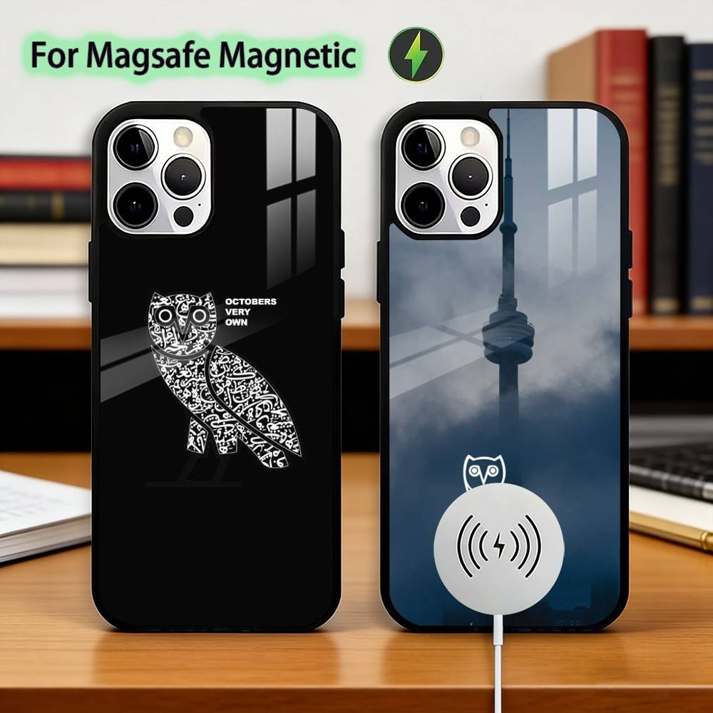 D-Drake OvO O-OWL Phone Case For iPhone17,16,15,14,13,12,11 Plus,Pro Magnetic with Magsafe Wireless Charging
