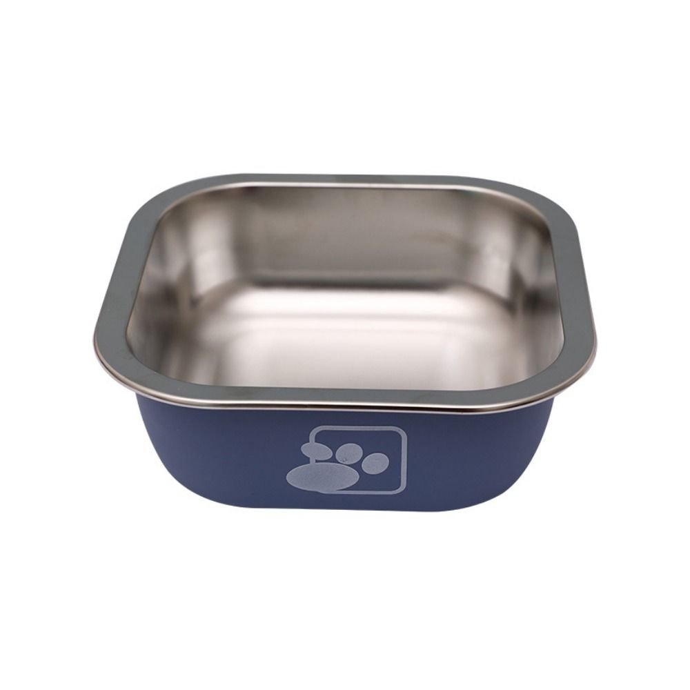 Large Capacity Dog Food Water Bowls Rust Resistant Dog Feeding Dish  Indoor