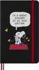 Moleskine Peanuts Snoopy Notebook Hardcover Large Size Wide X 21cm Lined Black LEPENB31HSNOOPYBK (13cm Long)